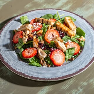Strawberry Spinach Salad