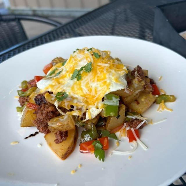 Chorizo Skillet Potatoes.