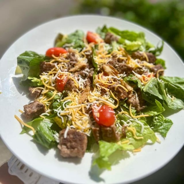 Cheeseburger Salad.