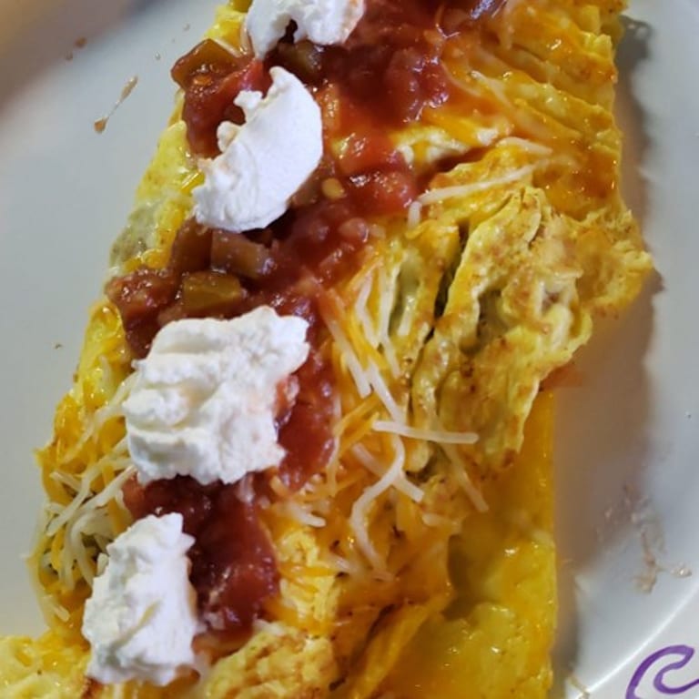 Omelette Selection at Our Cafe